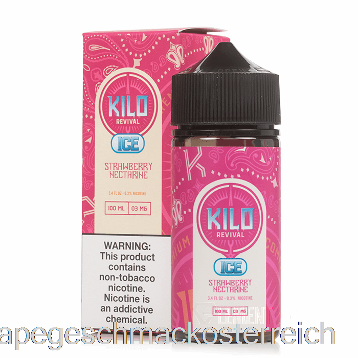 Eis-Erdbeer-Nektarine – Kilo-Revival – 100 Ml, 6 Mg Vape-Geschmack